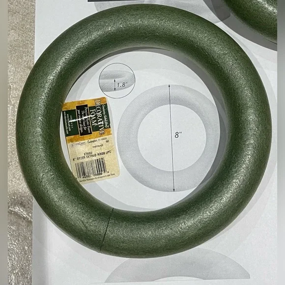 Decorative Foam 4 PK Green