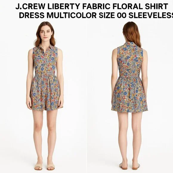 J.Crew Liberty Fabric Floral Dress (Size 00):
