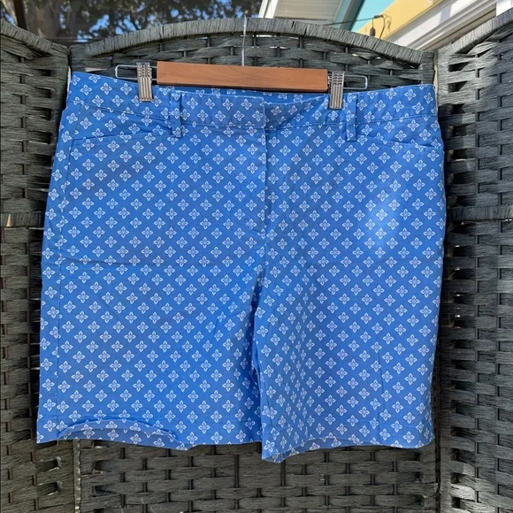 NWOT! Lands' End Light Blue Patterned Shorts