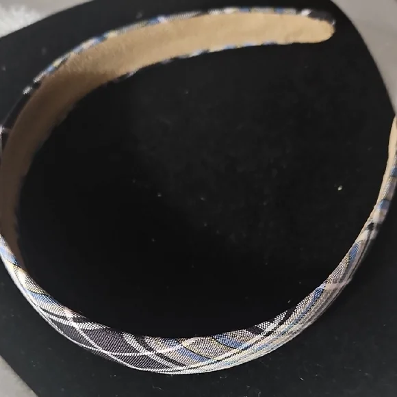 Plaid Men's Tie in Blue and Yellow