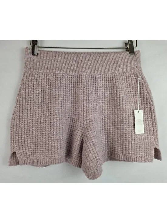 Abercrombie & Fitch Lounge Collection Women's Shorts Size Small Pink Soft Waffle