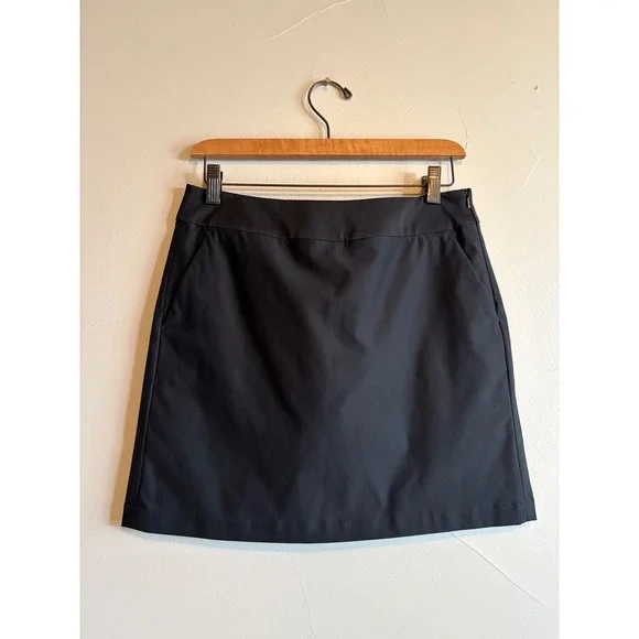 Nike Golf Women Black Dri-FIT Skort Skirt Size 4 742875-010