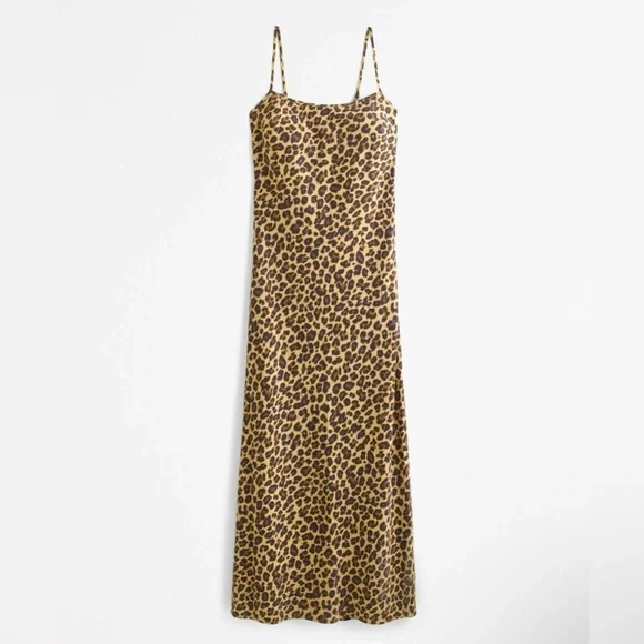 Leopard Julia Slip Maxi Dress