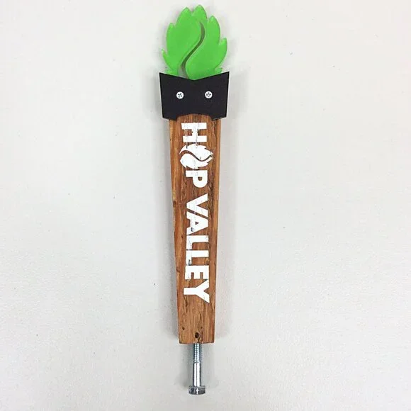 Hop‎ Valley Beer Tap Handle Wood Eugene Oregon 12