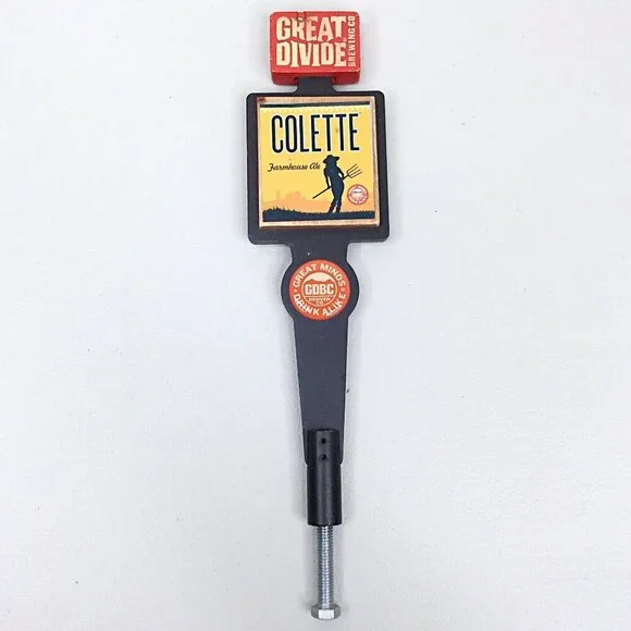 Great Divide‎ Brewing Co Tap Handle Pull Colette Farmhouse Ale Beer Denver CO