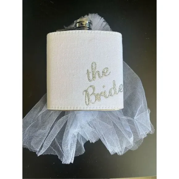 Bride Flask with Veil NEW