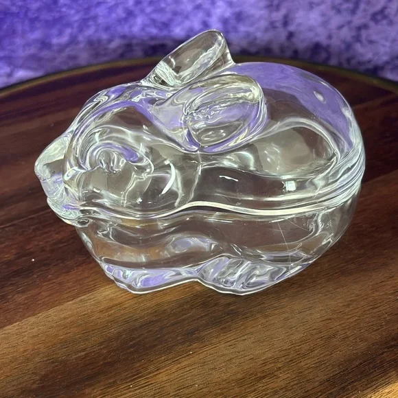 Clear Glass Bunny Dish By Crate & Barrel