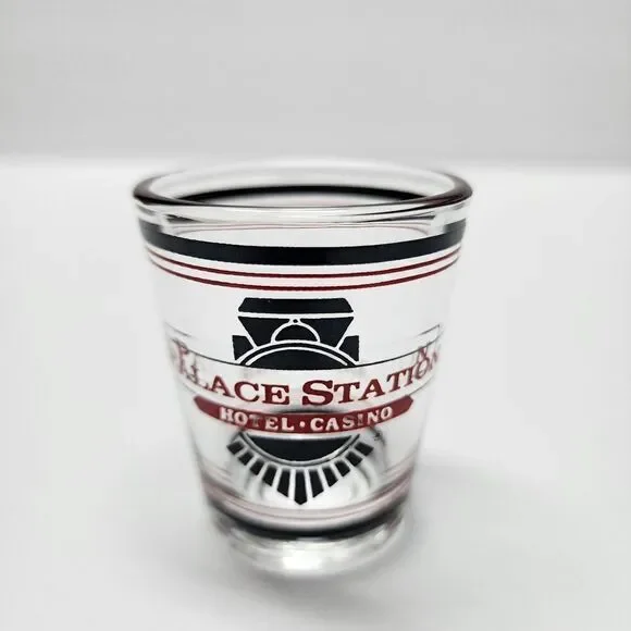 Vintage Palace Station Hotel & Casino Shot Glass