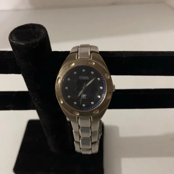 Fossil Blue Analog Watch with Indiglo