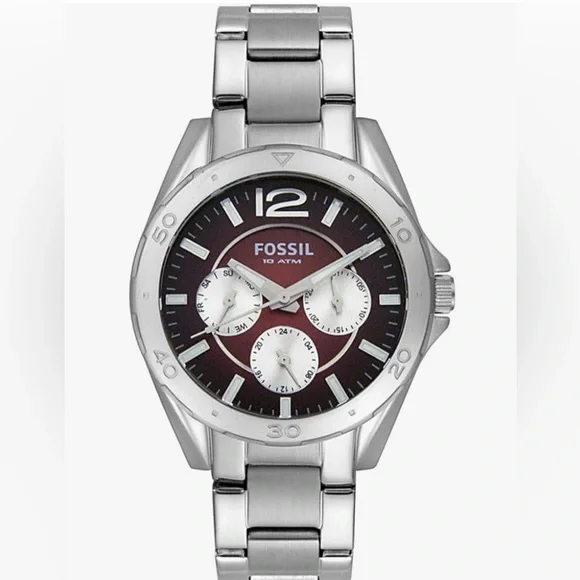 Fossil 10 ATM Unisex Indiglo Analog Watch