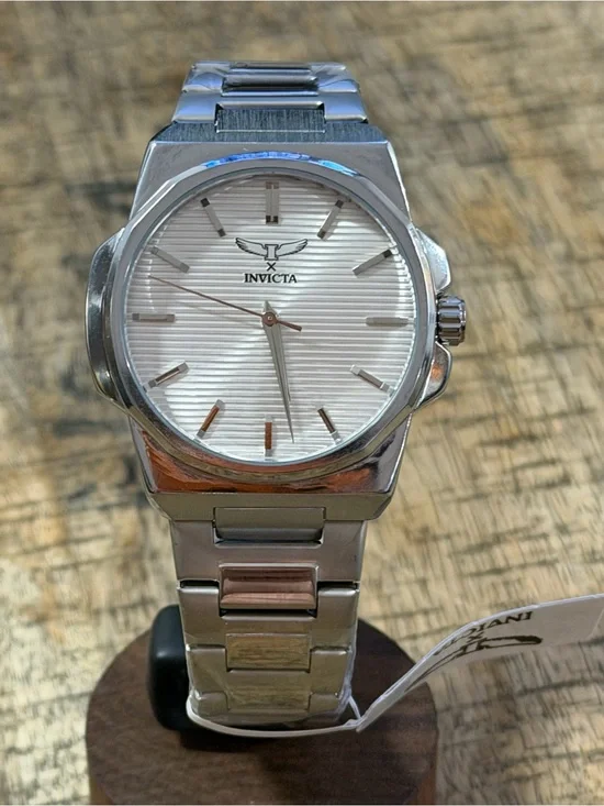 NEW Invicta Silver Stainless Steel Specialty Men’s Watch 44mm + Original Box