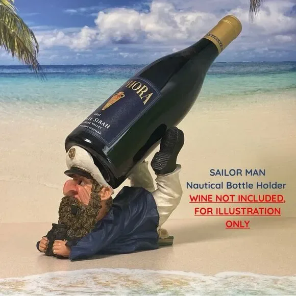 Sailor Man Nautical Bottle Holder