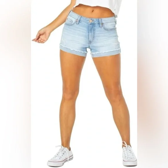 New Celebrity Micro Shorts light Denim