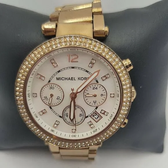 Michael Kors Parker MK5491 Womens Stainless Steel Analog Dial Quartz Watch DE111