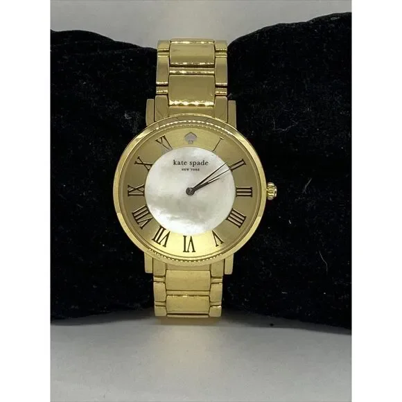 Kate Spade New York 0472 Women's Gold Stainless Steel Analog Dial Watch WFH139