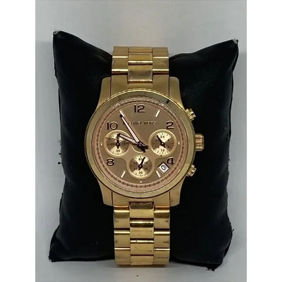 Michael Kors Runway MK5128 Women Stainless Steel Analog Dial Quartz Watch UC846