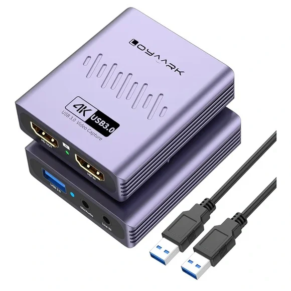 4K HDMI Video Capture Card for Nintendo Switch 2, PS5, Xbox, PC,Streaming