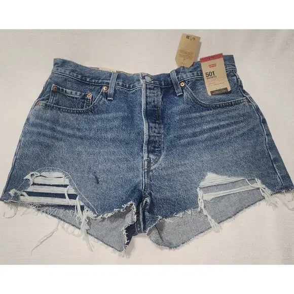 Levi's women's shorts 501 button fly W33''