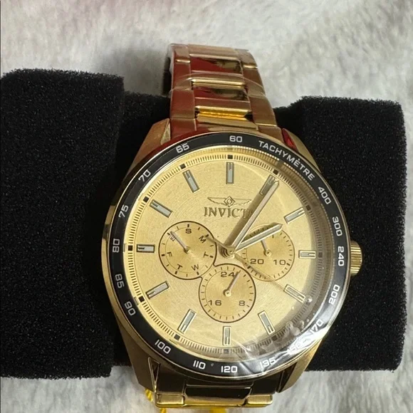 Invicta Specialty Briar Men's Watch - 42mm, Gold Tone (49956)