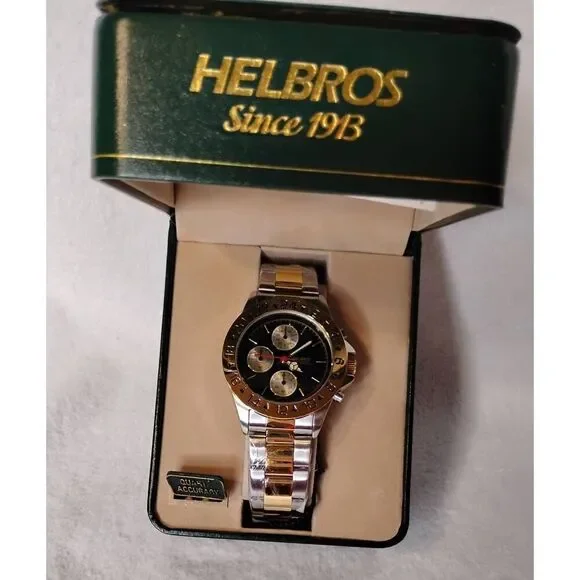 Used Helbros Quartz Chronograph Watch