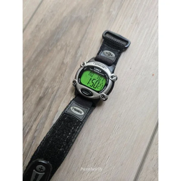 Vtg Timex Watch Mens Expedition Digital Y2K Tactical Outdoor Trail Sport Chrono