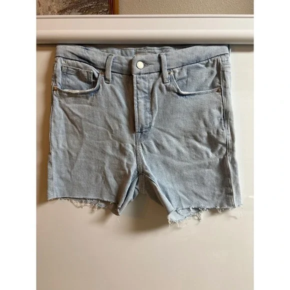 Good American women's cutoff‎ shorts denim blue size 8/29