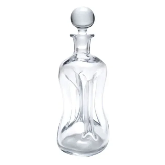 Vtg 60's Holmgaard Danish Clear Klukkluk Decanter