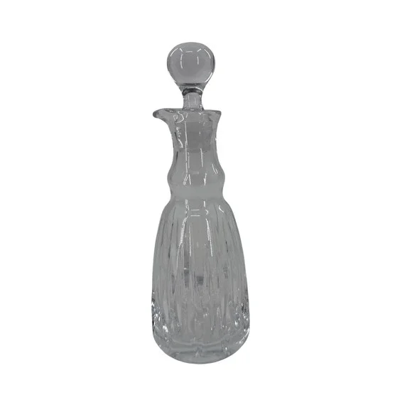 Miller‎ Rogaska Crystal Cruet Glass Decanter Carafe Barware Elegant Serving