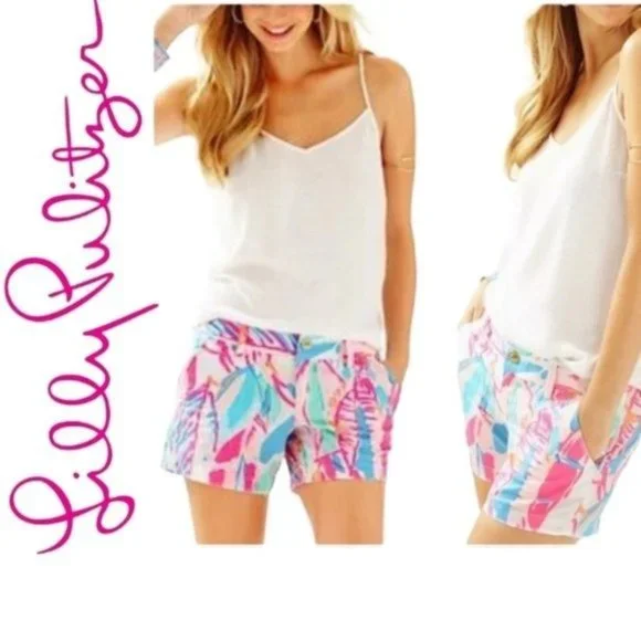 Lilly Pulitzer Women's Callahan Shorts Out To Sea, size 0
