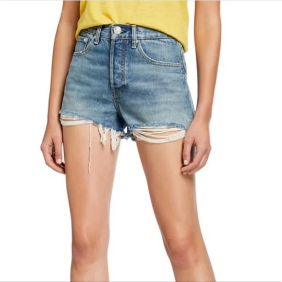NWT Rag & Bone Maya High Rise Denim‎ Shorts SZ 30