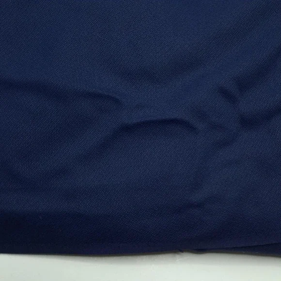 Vintage Talmora Navy Blue Fabric Cotton Twill 3.56yd Solid Medium Weight