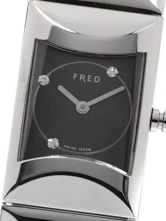 FRED R14-100 3P diamond black Dial Quartz Ladies Watch