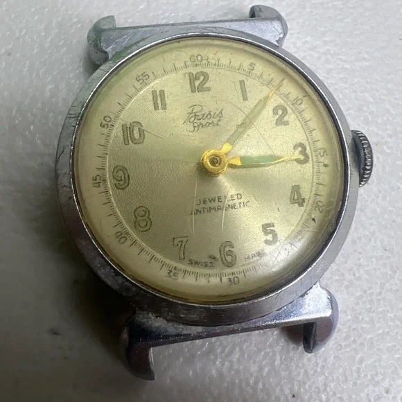 basis antimagnetic manual winding vintage mens watch Parts