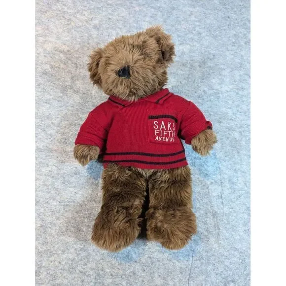 VTG Saks‎ Fifth Avenue Teddy Bear Plush 1997