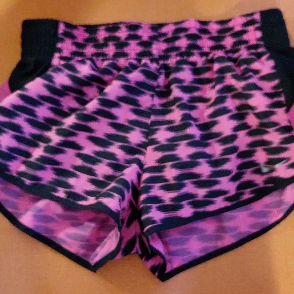 Stylish Pink and Black Women's Shorts