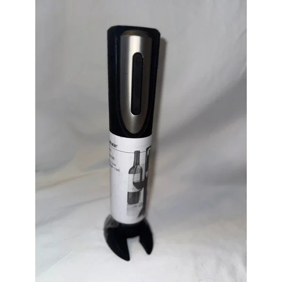 Brookstone Automatic Wine Opener Electric Stainless Steel Cordless Bottle Opener