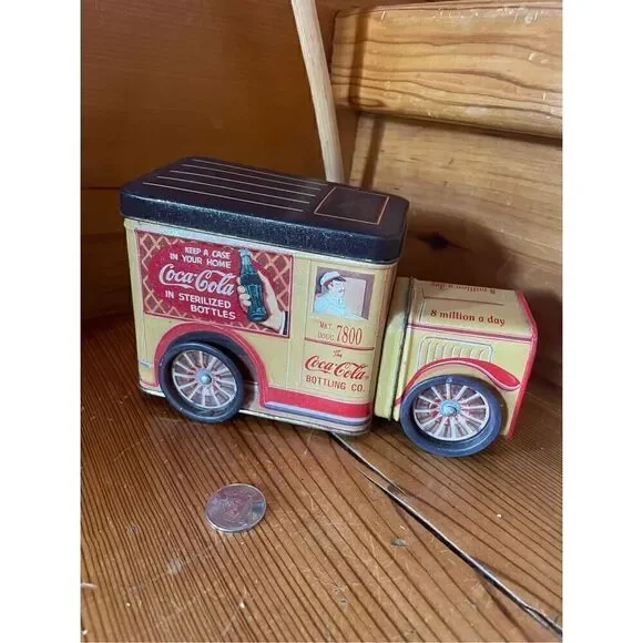 1995 Coca Cola Old-Time Delivery Tin Truck