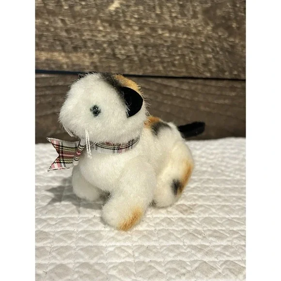 PURRLIE Jointed Cat Calico Kitty Plush Toy Muffy Vandermear Pet Jointed‎ Legs