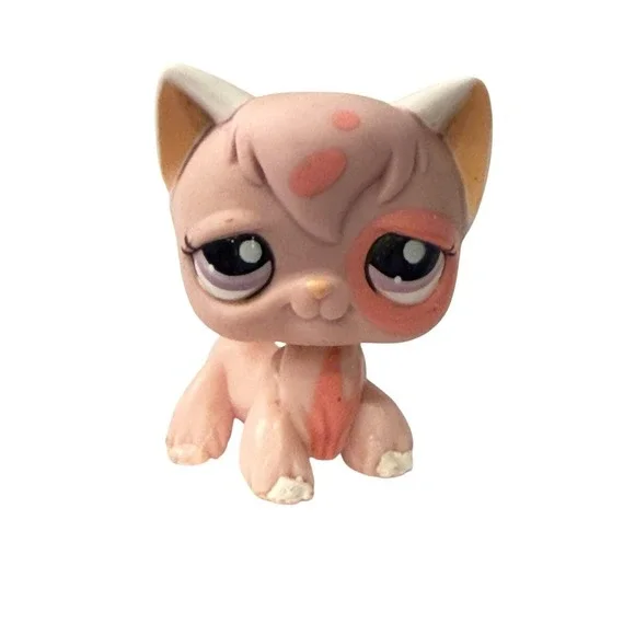Littlest Pet Shop LPS G2 #1726 Angora Longhair Cat Authentic Rare