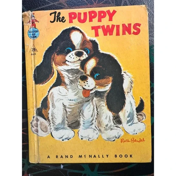 The Puppy Twins Vintage‎ Childrens Book
