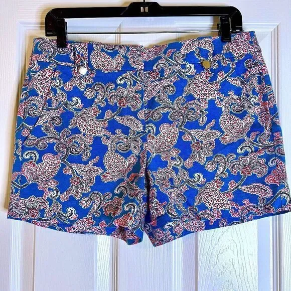 Loft Ann Taylor Paisley Shorts sz 4