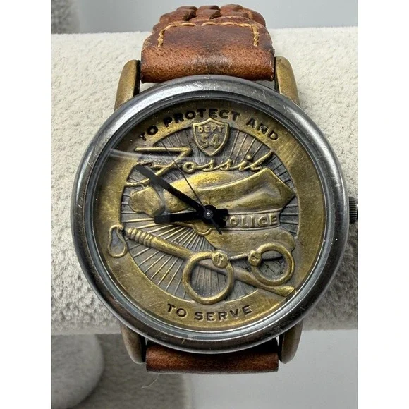 Fossil Police Limited‎ Edition LE-9469 To Protect And Serve 35MM 8