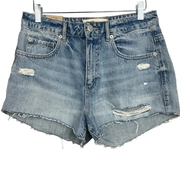 GARAGE Super High Rise Raw Hem Festival Short