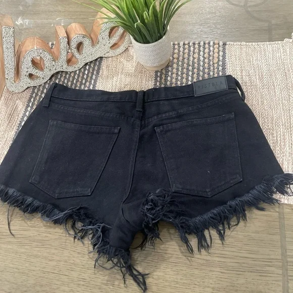 Pistola Gigi Distressed Short Shorts