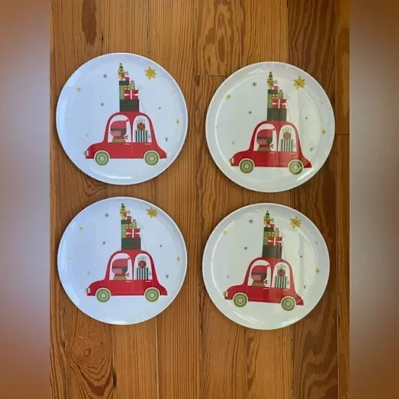 Crate and Barrel Holiday Plates