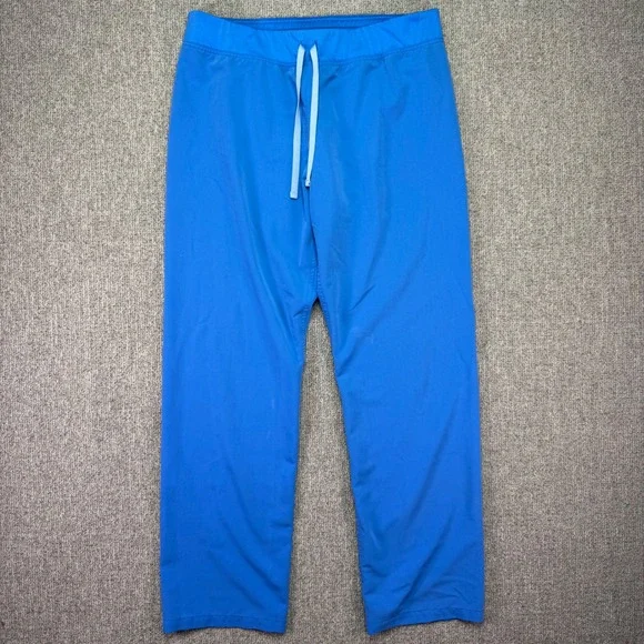 FIGS Blue Technical Collection Scrub Pants Medical Nursing Uniform Large