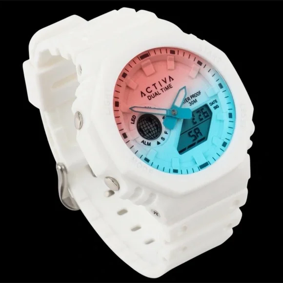 Activa Recon X Invicta Digital Unisex Watch 45.5mm White ACW423-012