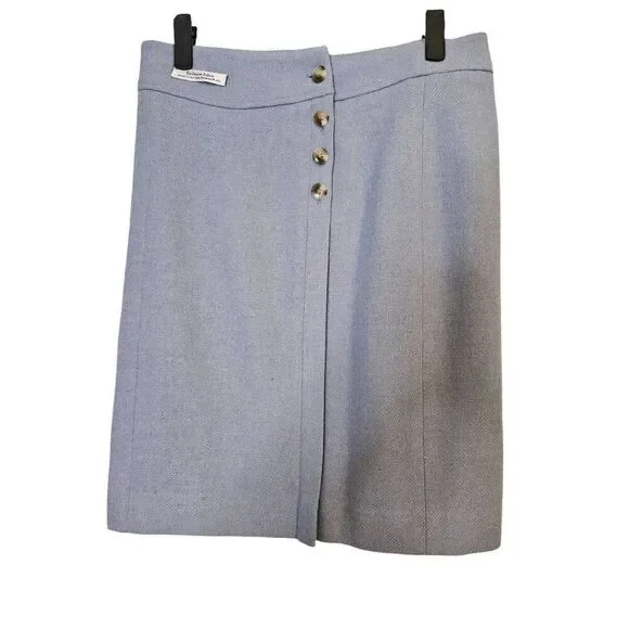 Pendleton wool light blue knee length skirt. NWOT . Size 6.