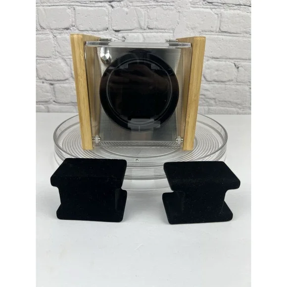 Watch Winder Smith Single Automatic Watch‎ Winder Box Bamboo Tested Works