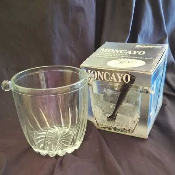 Moncayo Clear Glass Ice Bucket